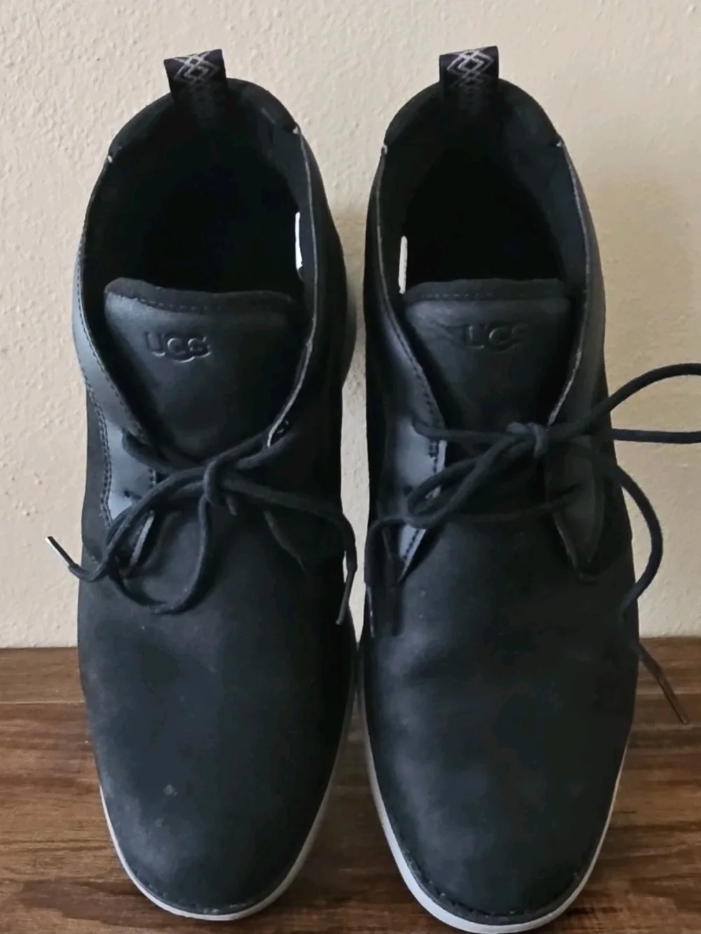 UGG Union Chukka WP Mens 11 Black Waterproof Leather Boots 1104976